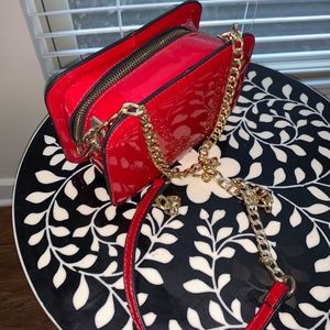 Mini Red crossbody purse